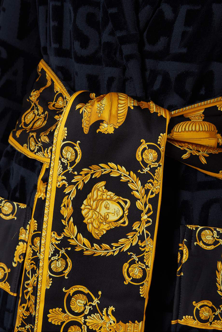 Baroque Tie-Waist Bathrobe